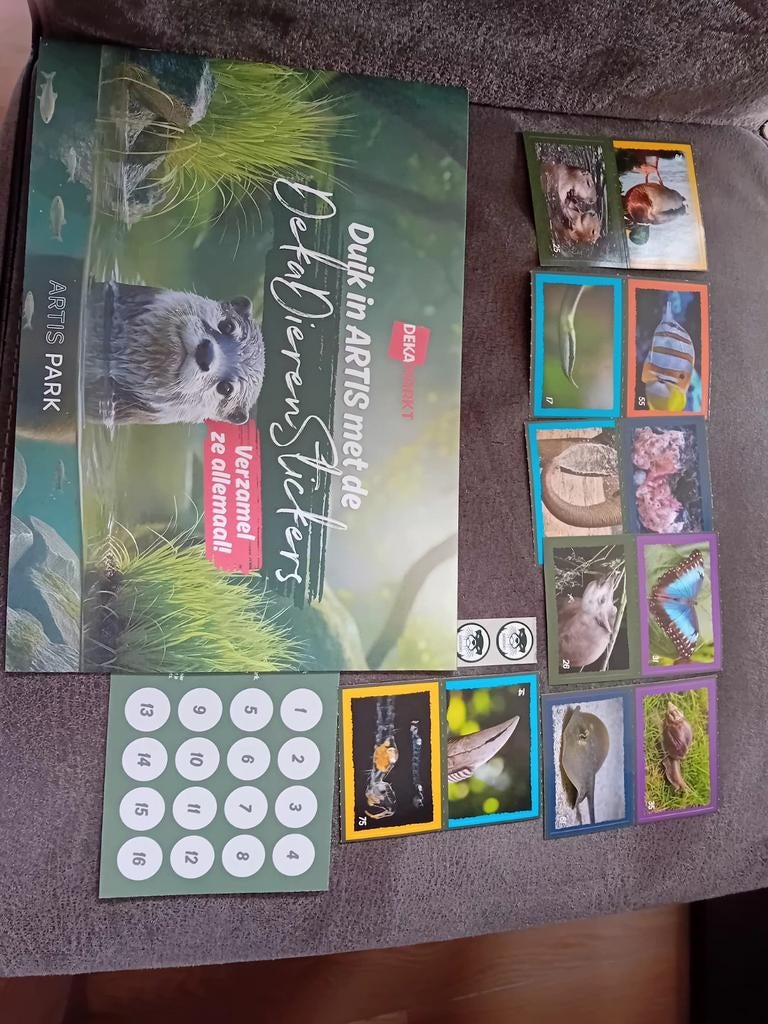 DekaMarkt Artis Dieren Album + Stickers Nieuw, Verzamelen, Ophalen, Nieuw, Dier en Natuur