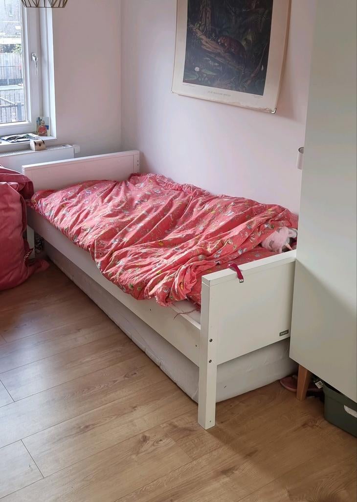 Bopita combiflex bed wit, 90x200, gebruikt t.e.a.b., Ophalen, Gebruikt, 90 cm, Eenpersoons