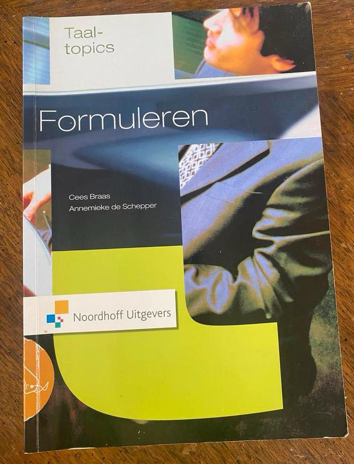 Taaltopics Formuleren - Noordhoff (2e hands studieboek), Ophalen of Verzenden, Alpha, Gelezen, HBO
