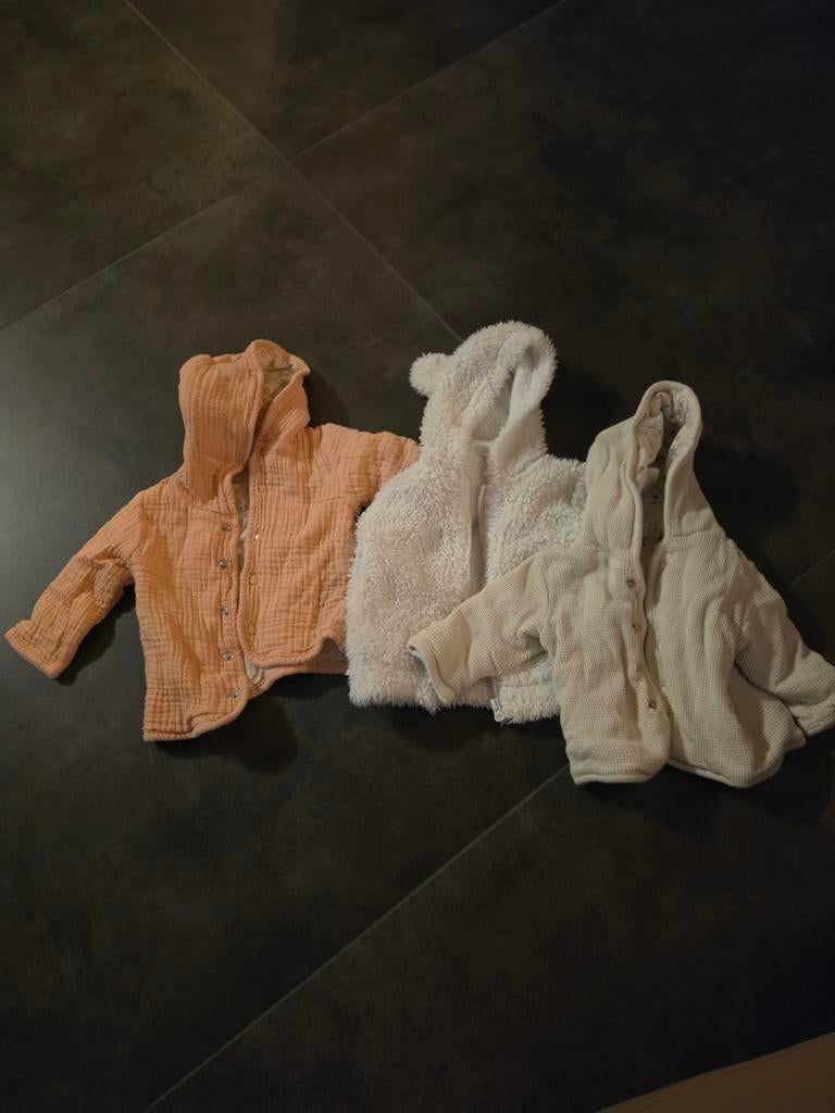 3 zomer jassen maat 62, Meisje, Ophalen of Verzenden, Zo goed als nieuw, Jasje