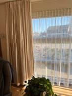 Lichte overgordijnen + vitrage, kamerhoog, Huis en Inrichting, Stoffering | Gordijnen en Lamellen, Ophalen, Zo goed als nieuw