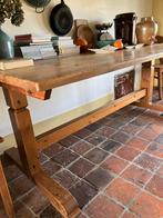 Mooie grenen kloostertafel 180 x 100 cm, Ophalen, Gebruikt, 50 tot 100 cm, Vijf personen of meer