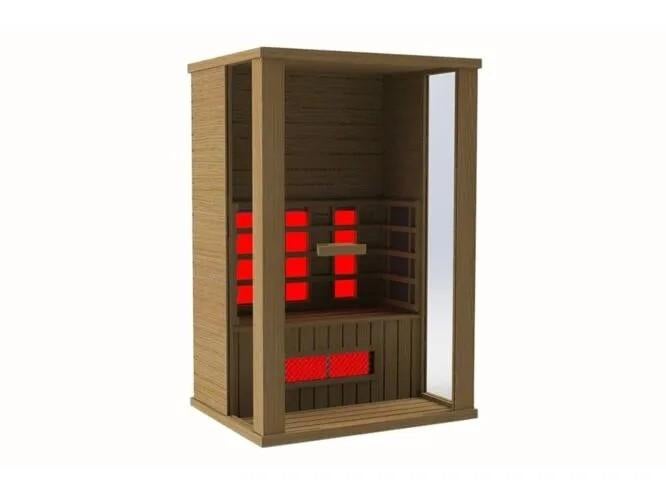 Sauna Infrarood 2 persoons Fonteyn als nieuw., Sport en Fitness, Sauna, Ophalen, Zo goed als nieuw, Infrarood, Complete sauna