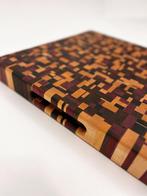 Grote vierkante chaotische kopshouten snijplank, Ophalen of Verzenden, Nieuw