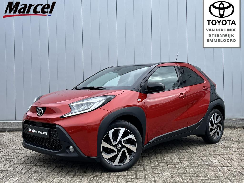 Toyota Aygo X 1.0 VVT-i MT Envy Premium PDC Clima Stoelverwa, 12 maanden, Stof, Gebruikt, Zwart