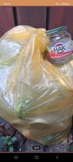 Zak met glazen potten allerlei voor inmaak/ jam, Ophalen of Verzenden, Glas, Pot, Bus of Blik