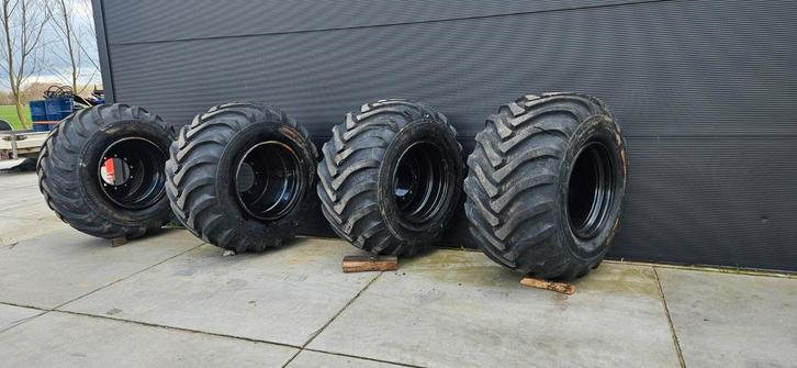 4x Banden alliance 700/50-26.5 met velg, 2x met Molcon ring, Zakelijke goederen, Agrarisch | Onderdelen | Banden, Velgen en Assen