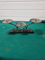 Kandelaar voor drie stompkaarsen vintage, Ophalen of Verzenden, 'T Olde Gre-j, Info@toldegrej.nl, Endepoelstraat 20f Didam