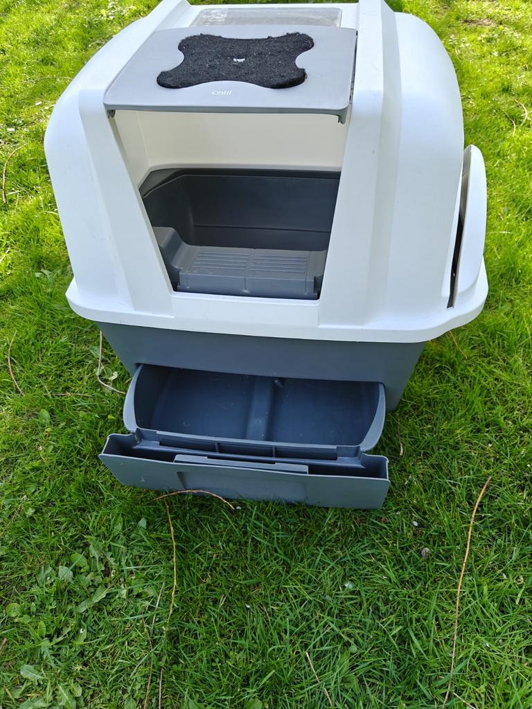 Catit smartsift met zeef kattenbak, Ophalen, Gebruikt