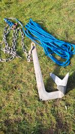Anker  7,5kg  met 10 meter touw, Watersport en Boten, Ophalen