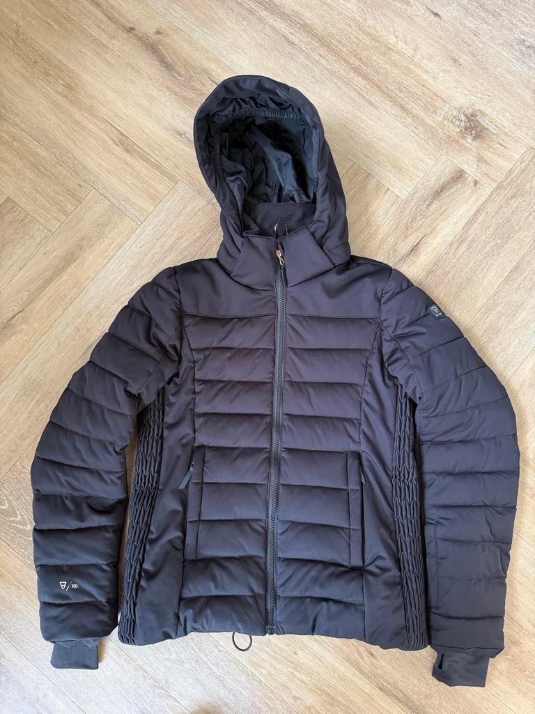 Brunotti Zwart Winterjack - Waterdicht & Ademend, Kleding | Dames, Wintersportkleding, Ophalen of Verzenden, Zo goed als nieuw