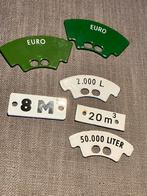 Vintage emaille bordjes benzine olie bord reclamebord bordje, Ophalen of Verzenden