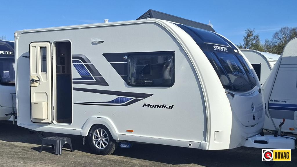Sprite Mondial 420 SE incl. mover en voortent !, Caravans en Kamperen, Caravans, Bedrijf, tot en met 2, 1000 - 1250 kg, Standaardzit