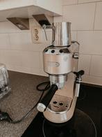 DeLonghi Dedica Beige Koffiezetapparaat, Gebruikt, Espresso apparaat, Gemalen koffie, 2 tot 4 kopjes