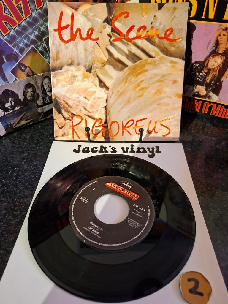The Scene - Rigoreus (Single, 1989)   2, Cd's en Dvd's, Vinyl | Nederlandstalig, Overige formaten, Ophalen of Verzenden, Zo goed als nieuw