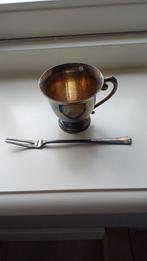 Gero 90 Verzilverde Beker met Vleesvork, Ophalen of Verzenden