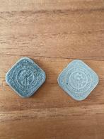 Twee vierkante stuivers, 5 cent, Koningin Wilhelmina, Ophalen of Verzenden, Koningin Wilhelmina, 5 cent, Setje