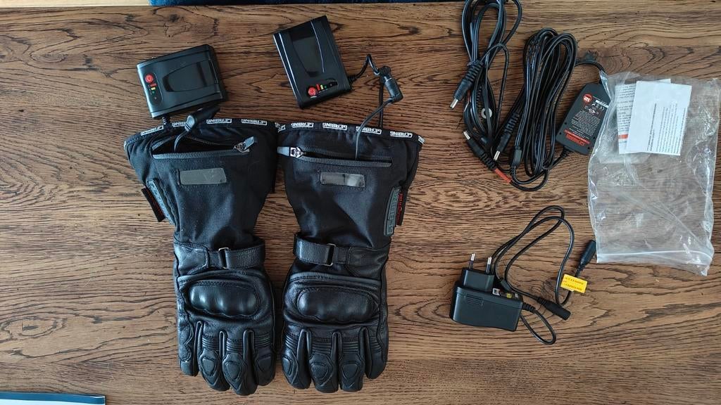 Gerbing XR-12 verwarmde motorhandschoenen met accu's maat s, Ophalen of Verzenden, Tweedehands, Handschoenen