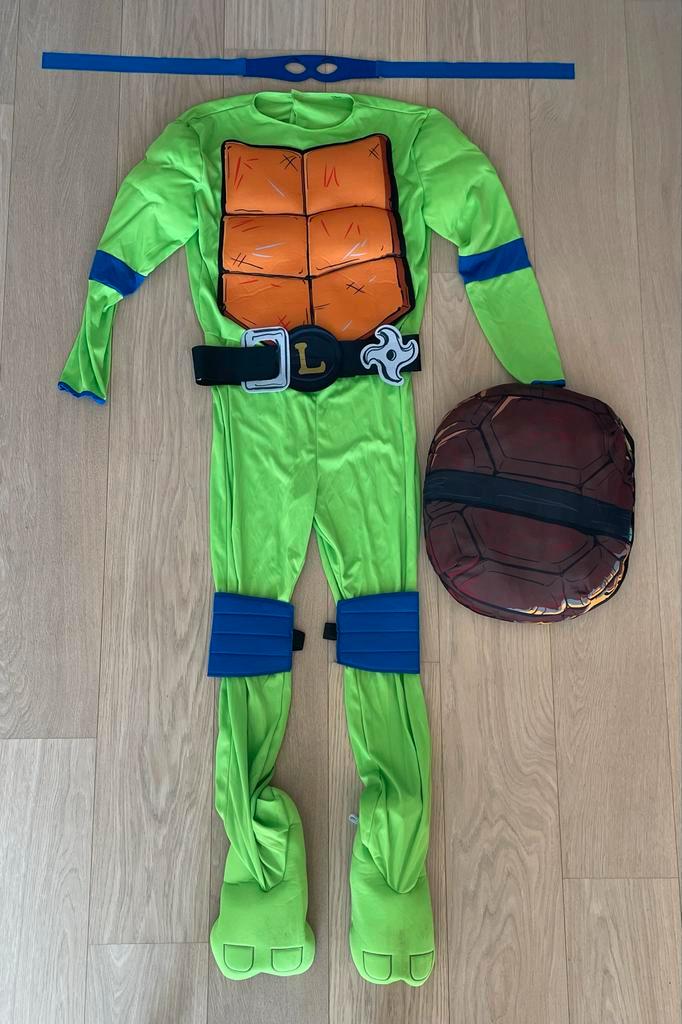 FUNIDELIA Leonardo Ninja Turtles Kostuum Heren - Maat XL, Kleding | Heren, Carnavalskleding en Feestkleding, Gedragen, Kleding