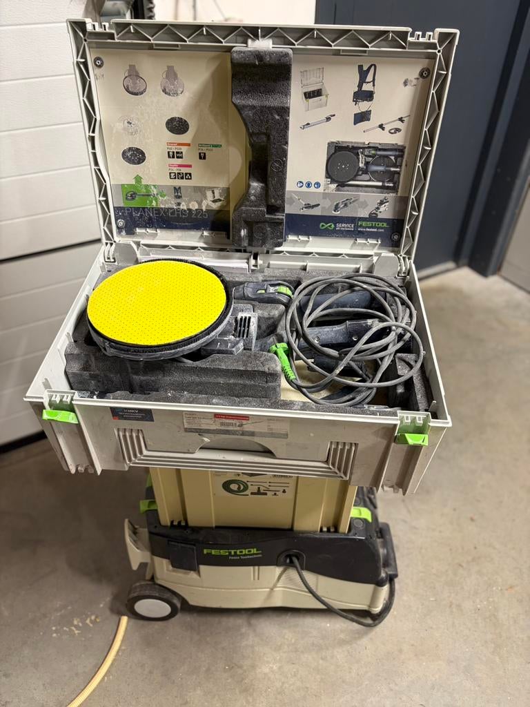 Festool planex met stofzuiger, Doe-het-zelf en Verbouw, Ophalen of Verzenden, Gebruikt