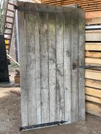 dubbele eiken deur, Doe-het-zelf en Verbouw, Kozijnen en Schuifpuien, Gebruikt, Overige typen, 150 tot 225 cm, Hout