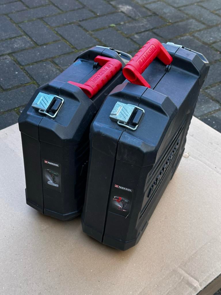 Parkside gereedschapskoffers (2 stuks), Ophalen of Verzenden, Gebruikt