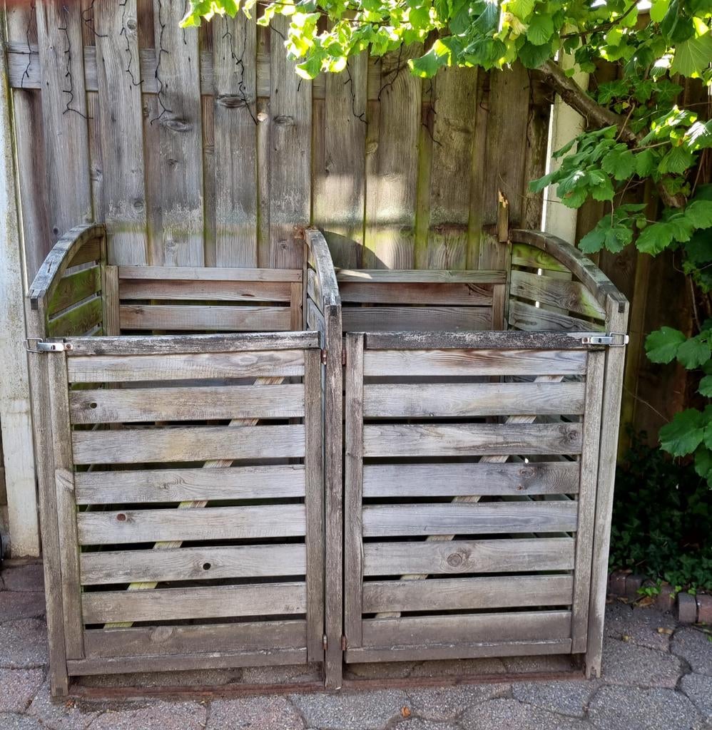 dubbele kliko ombouw - opknapper, Tuin en Terras, Bergingen en Tuinkasten, Ophalen, Gebruikt, Hout, Containerberging