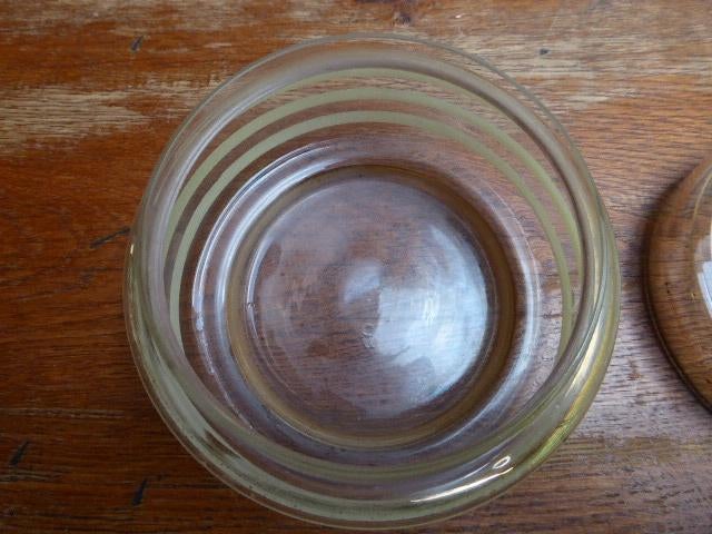 Art deco glazen dekseldoosje, Antiek en Kunst, Antiek | Glas en Kristal, Ophalen of Verzenden