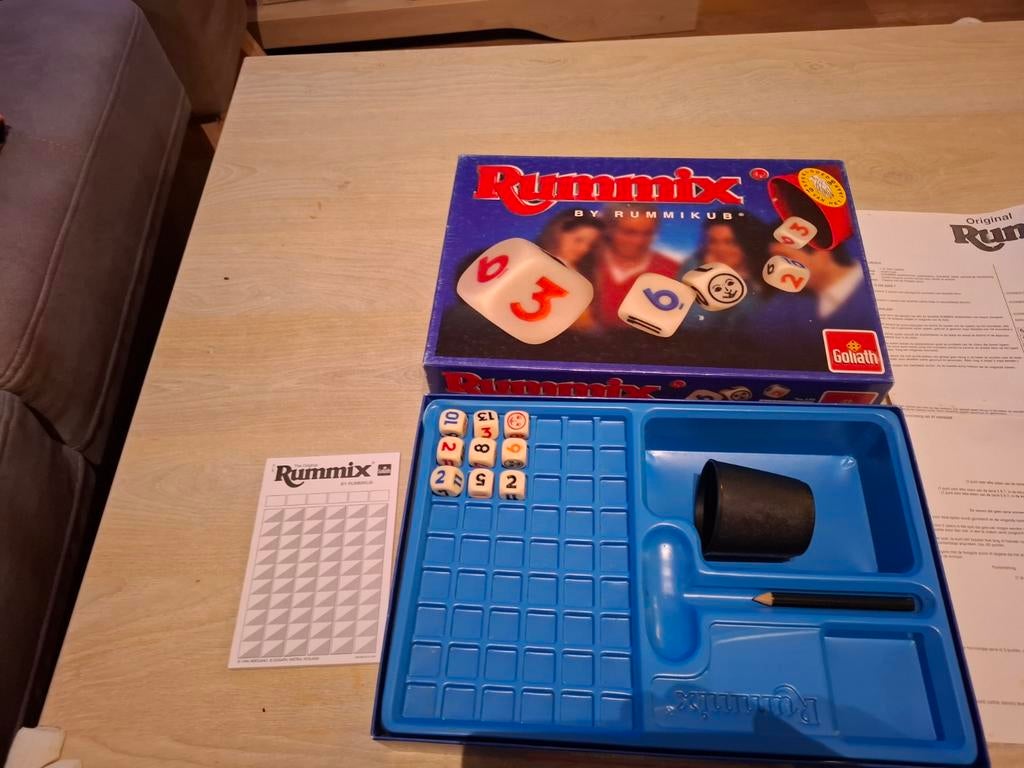 Rummikub dobbelspel van Goliath, Gebruikt, Postbus 200, 8050 AE Hattem, Nederland, Ophalen of Verzenden, Een of twee spelers