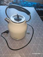 Bourgini waterkoker - Crème, retro design, Witgoed en Apparatuur, Waterkokers, 1 tot 2 liter, Ophalen of Verzenden, Gebruikt