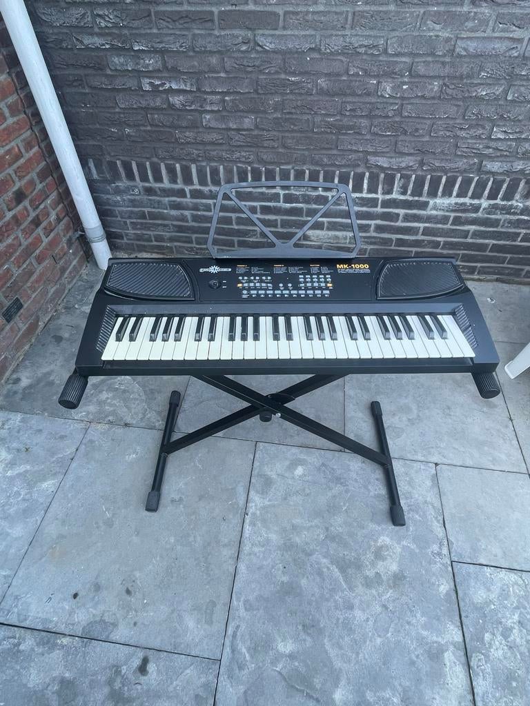 Elektronisch keyboard MK-1000 met standaard en microfoon, Muziek en Instrumenten, Keyboards, Overige merken, Ophalen of Verzenden