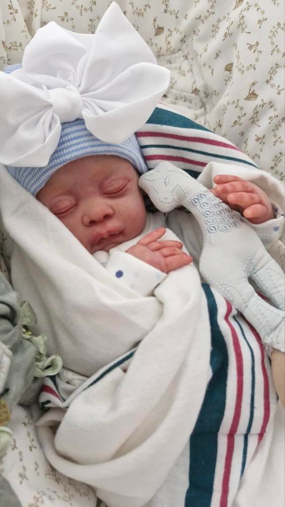 Reborn baby Jody - Linda Murray, Verzamelen, Poppen, Ophalen of Verzenden, Nieuw, Overige typen, Levensecht of Reborn