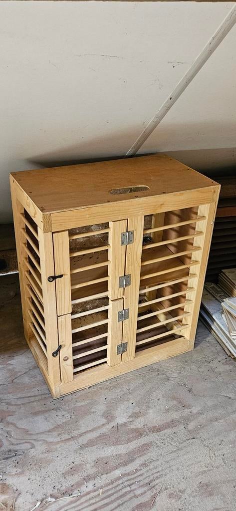 Kooi voor transport kippen/duiven e.d., Ophalen