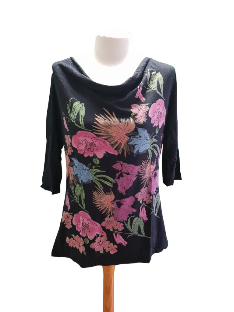 Mooie zwarte PROMISS top maat L., Kleding | Dames, Tops, Promiss, Verzenden, Zwart, Maat 42/44 (L)