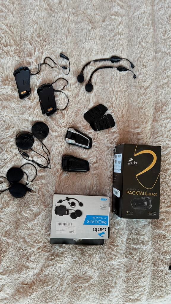 Cardo Packtalk Black & Bold DUO SET, Ophalen of Verzenden, Zo goed als nieuw