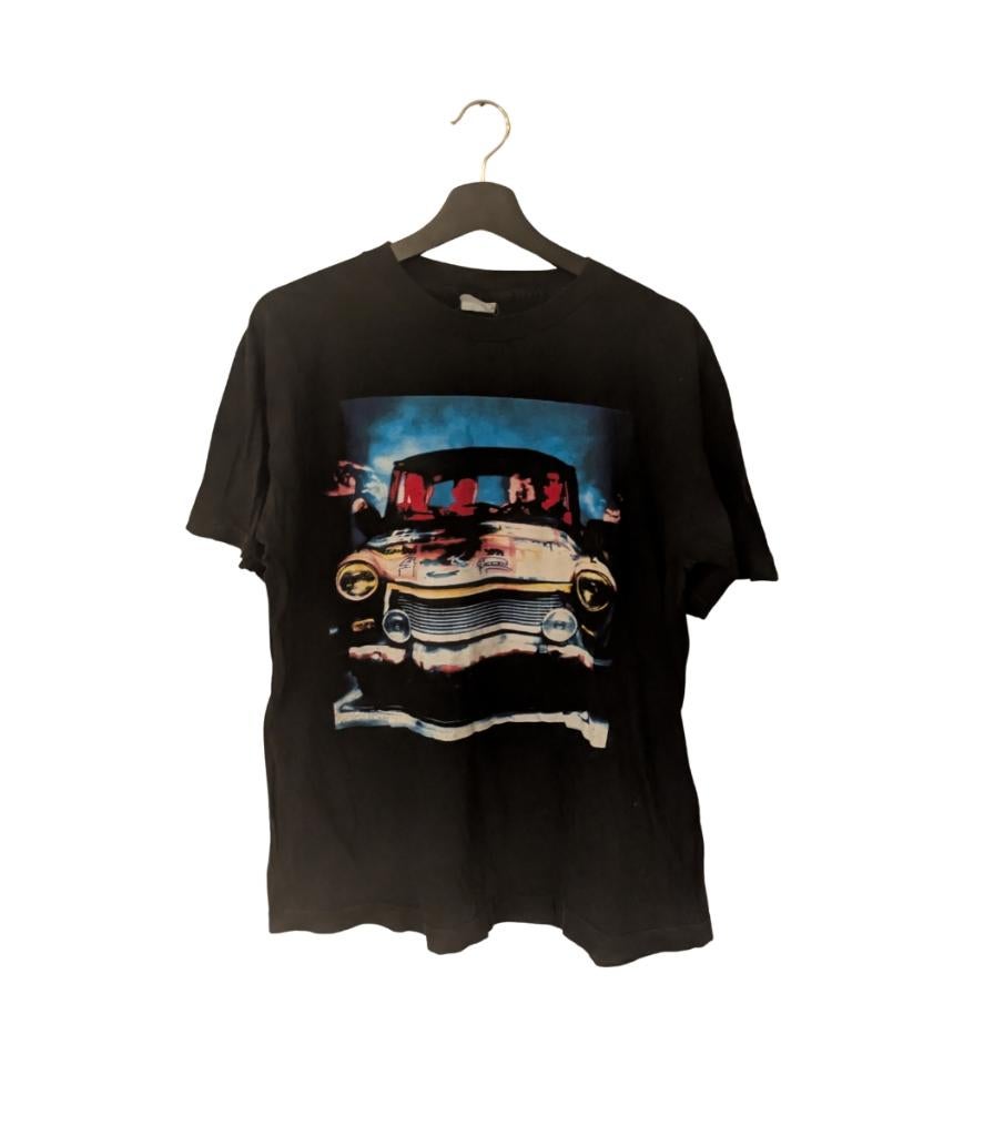 u2 zoo tv achtung baby tour t-shirt 1992 – size xl, Vintage, Vintage, Ophalen of Verzenden, Gedragen