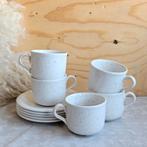 HEMA John Tams Confetti 5x koffie kop en schotels, Keramiek, Ophalen of Verzenden, Zo goed als nieuw, Nvt