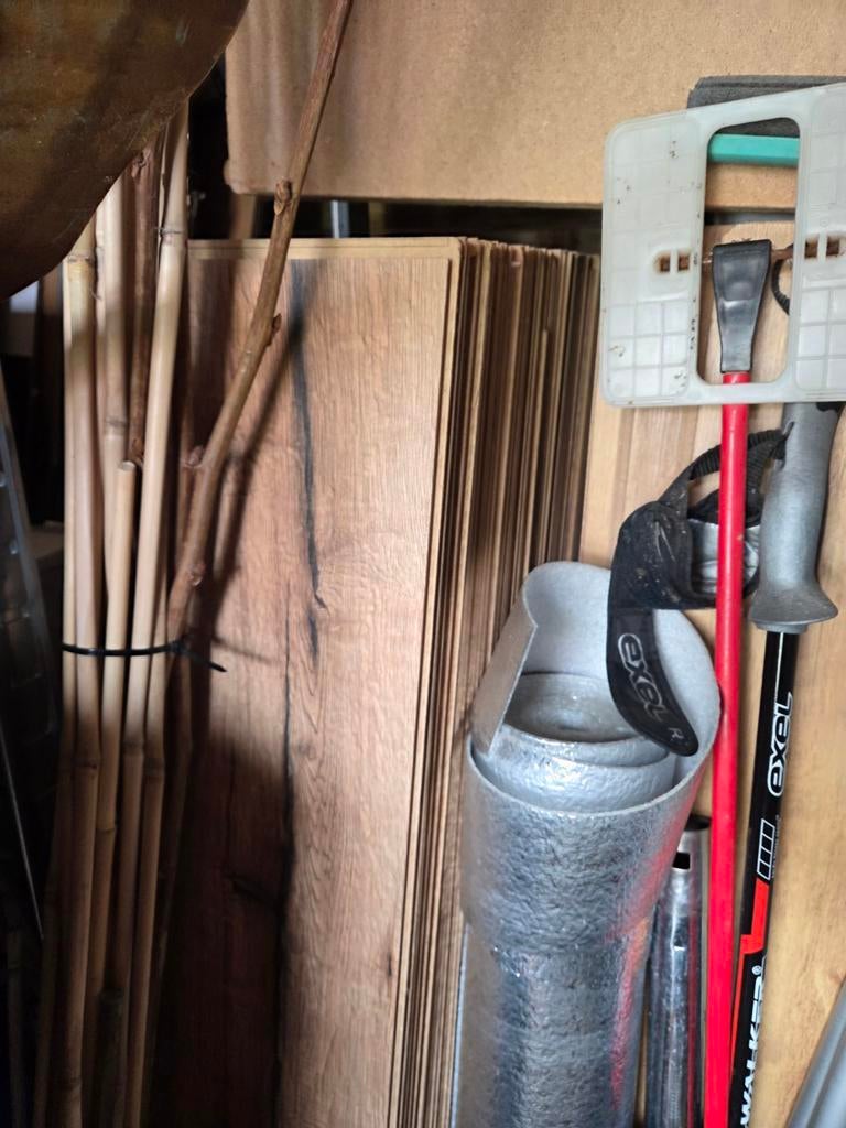 Laminaat gratis 15m², Ophalen