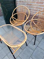 Rieten tuinsetje, Ophalen, Gebruikt, Rotan