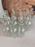 10 kleine glazen vaasjes - Decoratief en veelzijdig, Overige kleuren, Ophalen of Verzenden, Minder dan 50 cm, Glas