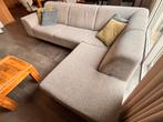 Grijze hoekbank  2,75x1,95m, Ophalen, Gebruikt, Stof