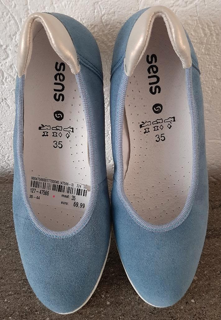 Damesschoenen van Sens, Kleding | Dames, Schoenen, Nieuw, Instappers, Blauw, Ophalen of Verzenden