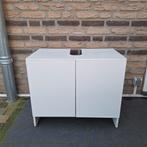 Wastafel onderkast wit, Huis en Inrichting, Badkamer | Badkamermeubels, Ophalen, Gebruikt, 50 tot 100 cm, Minder dan 100 cm