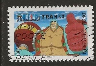 Frankrijk 486, Franky voor monty, Verzenden, Gestempeld