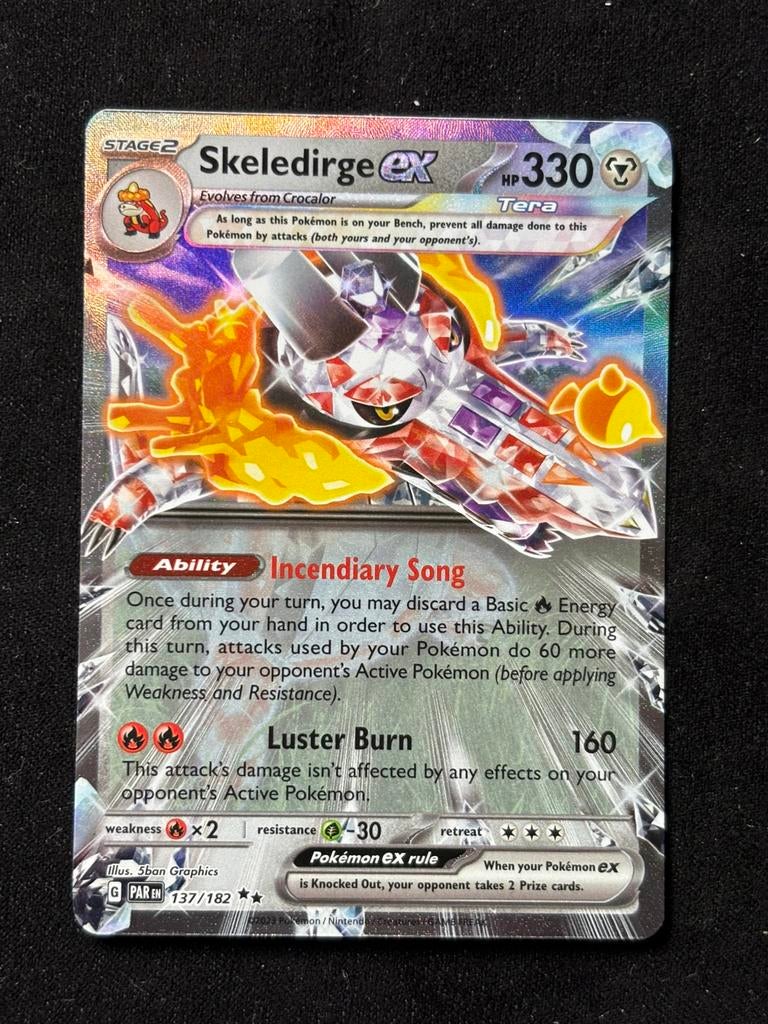 Skeledirge EX - Paradox Rift 137/182, Ophalen of Verzenden, Zo goed als nieuw