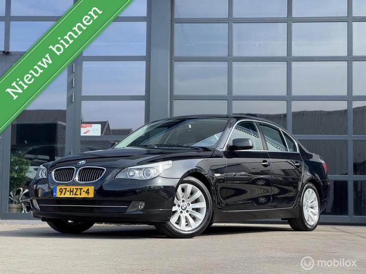 BMW 5-serie 523i LCI Org NL TREKHAAK / LEER / AUT / PDC, Auto's, BMW, Bedrijf, Te koop, 5-Serie, ABS, Airbags, Airconditioning
