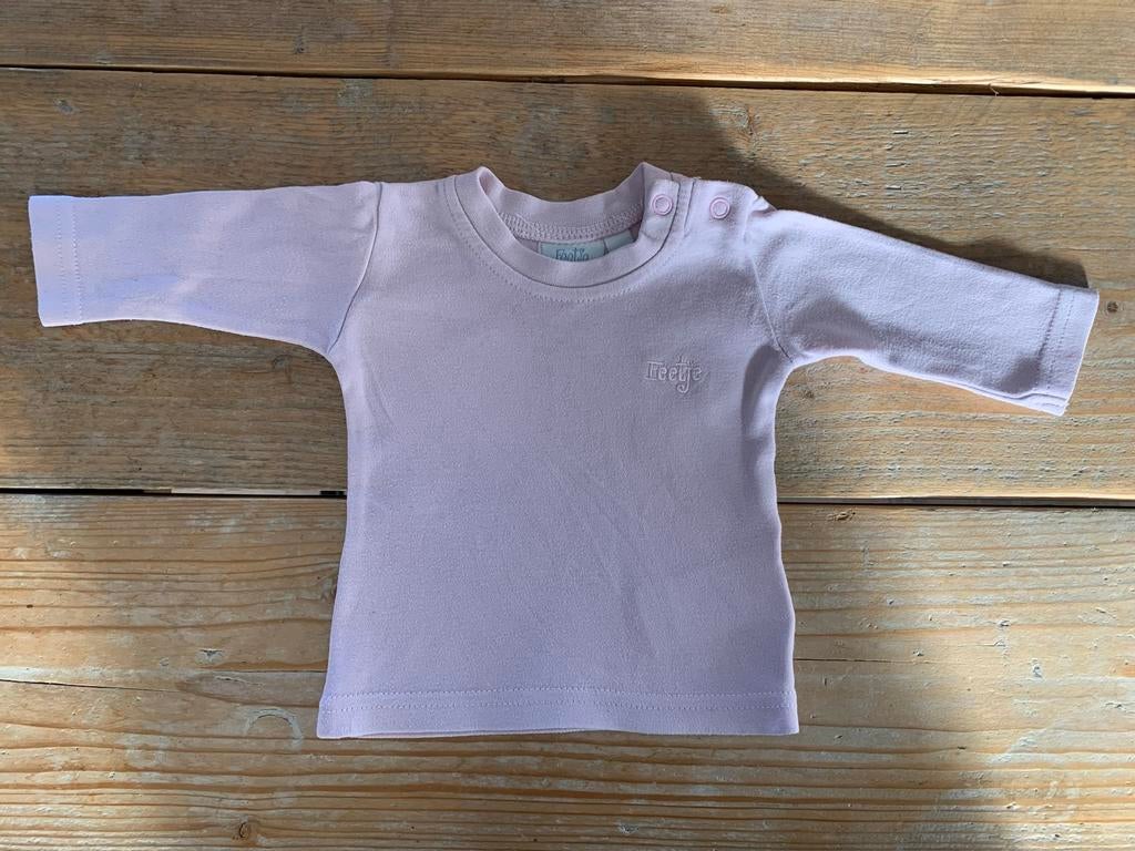 Roze shirtje van Feetje - maat 50, Kinderen en Baby's, Babykleding | Maat 50, Ophalen of Verzenden, Gebruikt, Meisje, Shirtje of Longsleeve