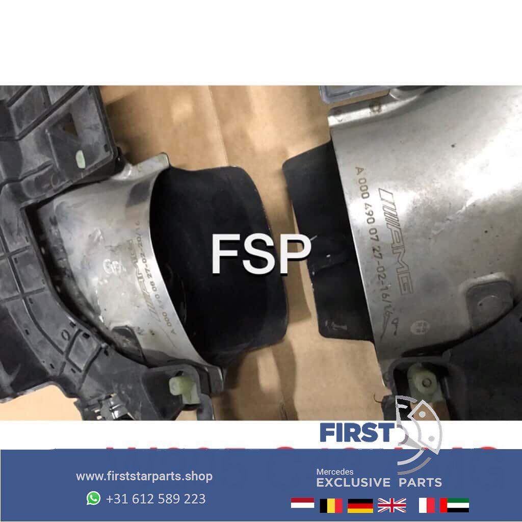 W205 C43 AMG uitlaat sierstuk Mercedes C Klasse 2014-2019 ui, Ophalen of Verzenden, -, -, -