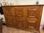 Prachtige grote Engelse eiken kast, 3-deurs, Antiek en Kunst, Ophalen