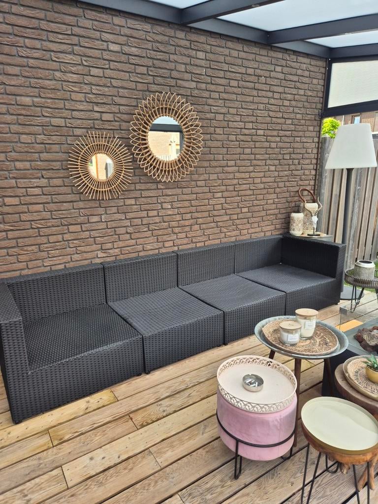 Tuinbank, Tuin en Terras, Tuinstoelen, Ophalen, Gebruikt, Rotan